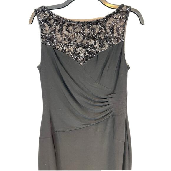 Lauren Ralph Lauren Classic Sheer sequin Lace cocktail Dress Size 8 NWT - Picture 9 of 16
